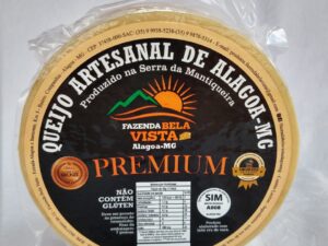 Queijo Artesanal Premium Fazenda Bela Vista 45 dias 1kg (Bronze no Mundial de Queijos da França em 2019)