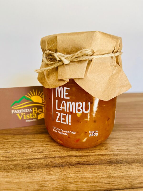 Geleia de Abacaxi com Pimenta
